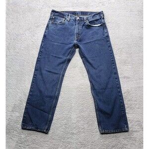 Levi's Jeans 505 Red Tab  Men's Size 36x30 Blue Denim Straight